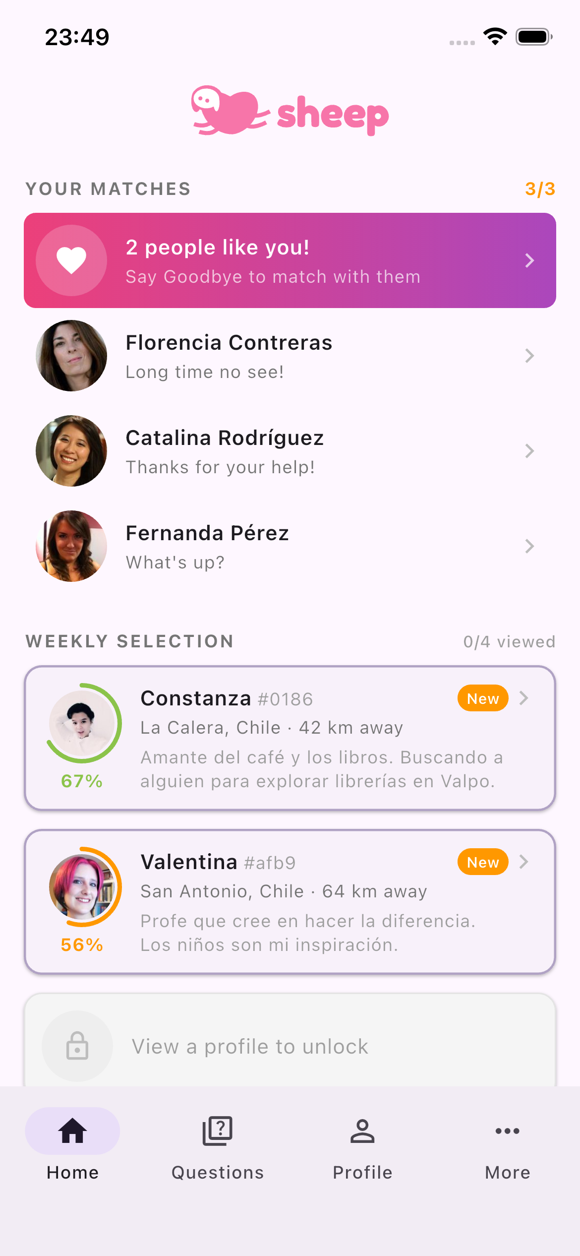 Sheep App Screenshot